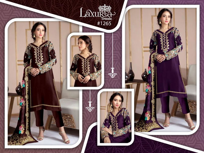 Laxuria Trendz 1265 Readymade Pakistani Suits Catalog
